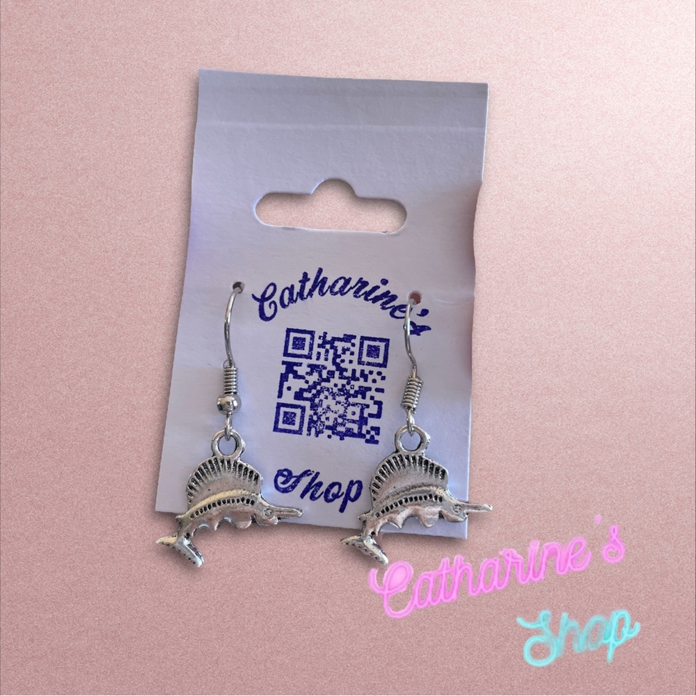 Fish Charm Earrings